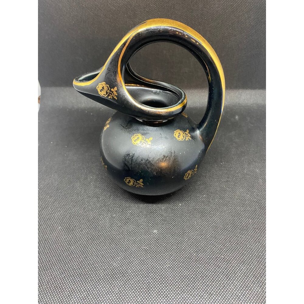 Mid -Century Syrup/Oil Pitcher with 22 K Gild Trim